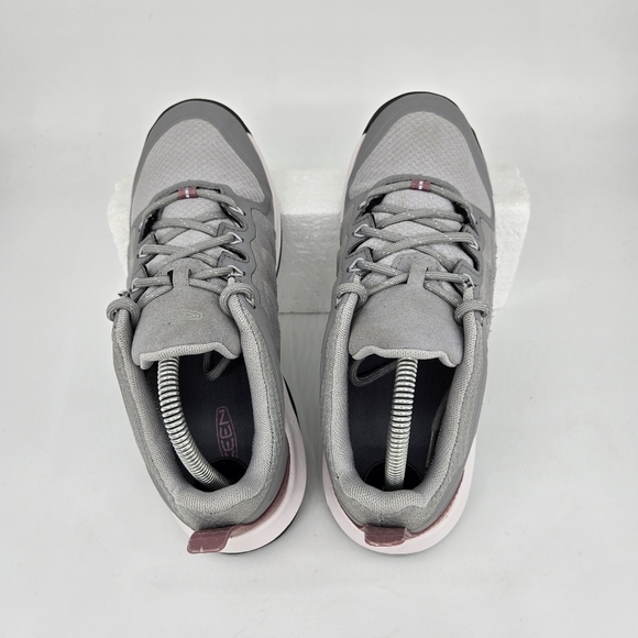 Keen Explore Women's Waterproof Gray Mesh Lace Up Hiking Shoes Size 7.5 - Picture 5 of 8